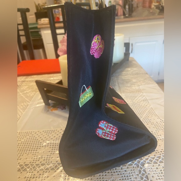 Small Summer Handbag With Fake Bamboo Detail Handles - Picture 4 of 7